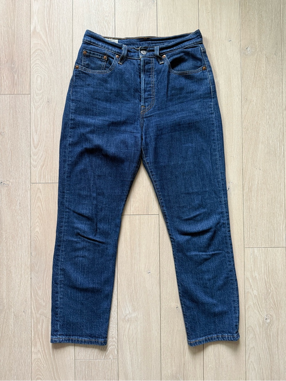 Levi’s Premium 501 Original Fit Cropped Women's Jeans High Rise Size 25 x 26